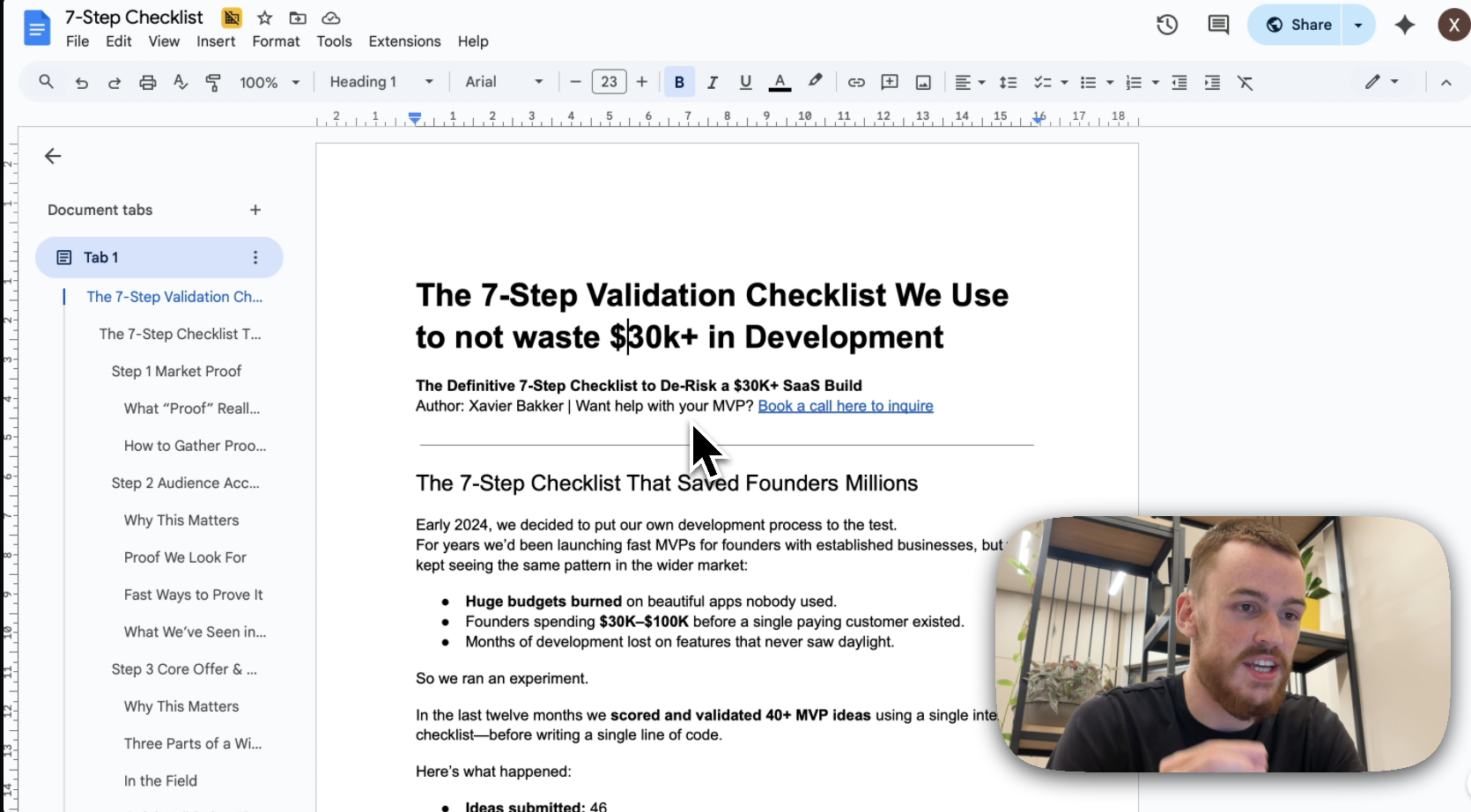 MVP Validation Process Preview